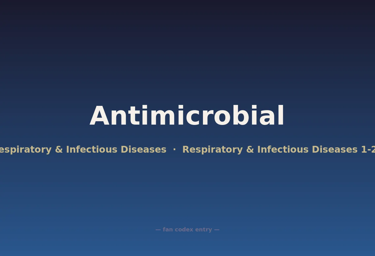 Antimicrobial