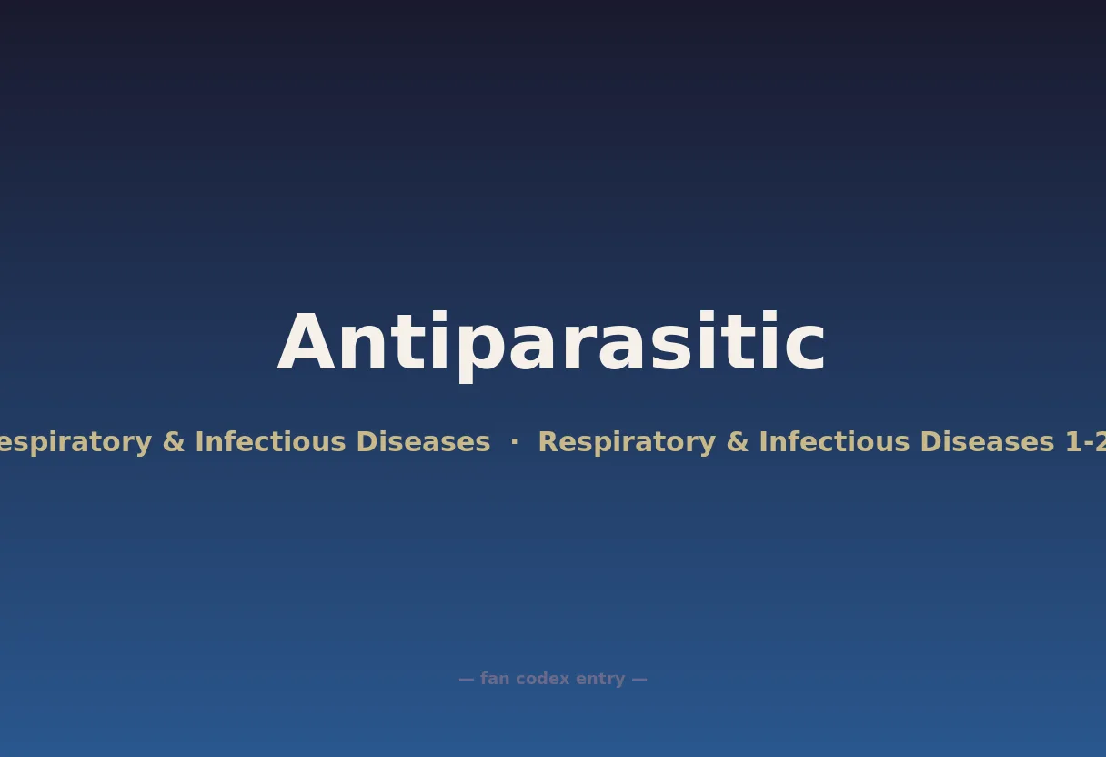Antiparasitic