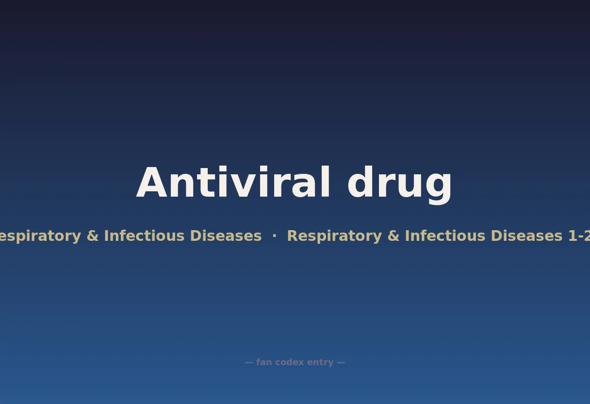 Antiviral drug