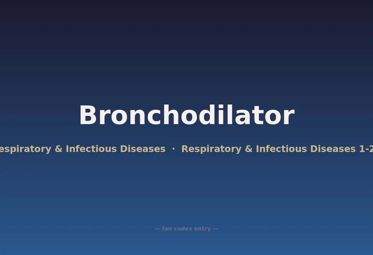 Bronchodilator