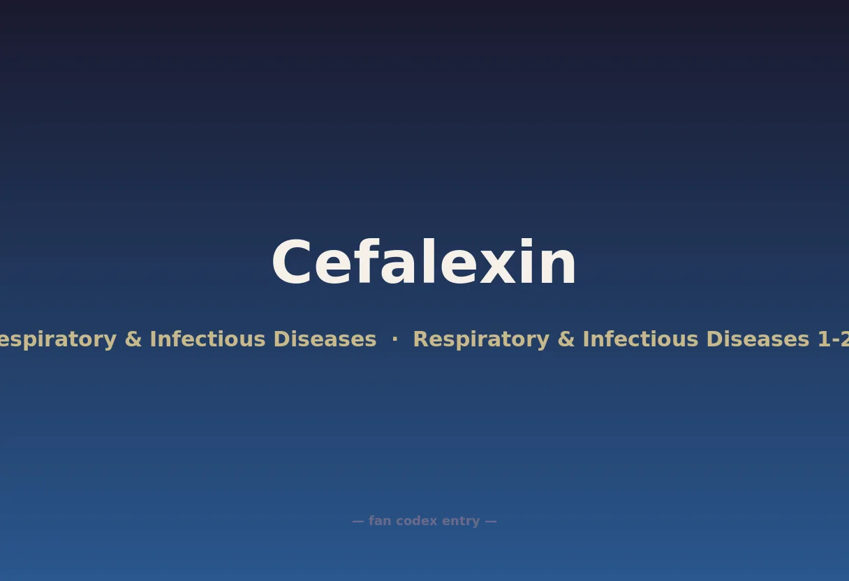 Cefalexin
